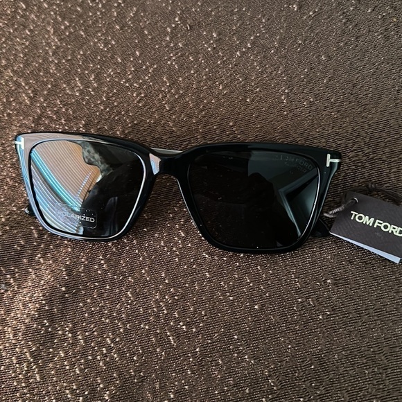 Tom Ford Polarized Anti Reflective Square Garrett 54mm Sunglasses NEW - Picture 12 of 14